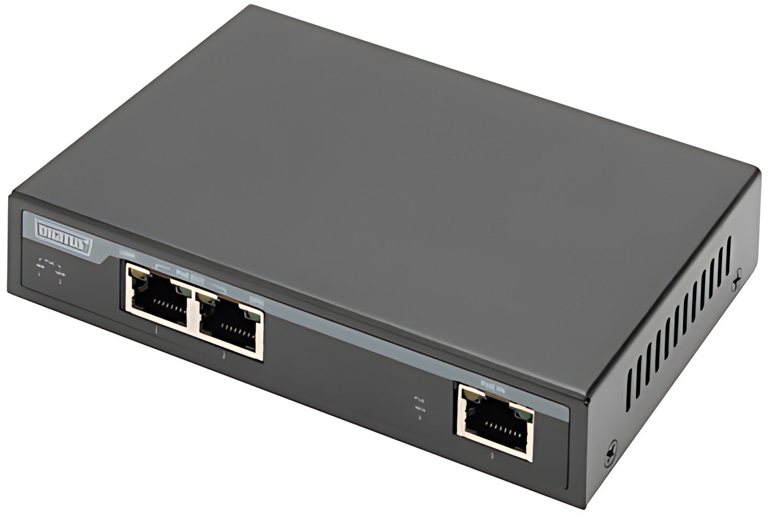 DIGITUS Extenseur intérieur Gigabit 4PPoE, 2 ports, 802.3at