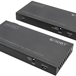 DIGITUS Kit d'extension KVM HDMI 4K HD BaseT, 150 m