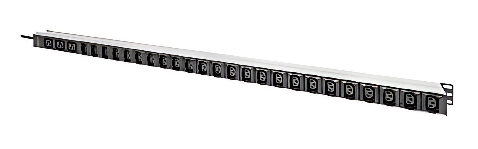 DIGITUS Bloc multiprise appareils froids 19", 27 ports, noir