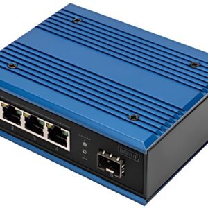 DIGITUS Commutateur industriel Gigabit Ethernet PoE Switch