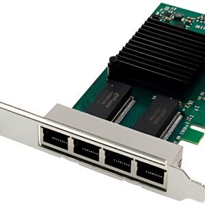 DIGITUS Carte réseau PCI Express Gigabit Ethernet, 4 ports