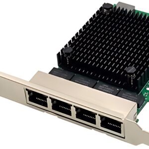 DIGITUS Carte réseau PCI Express Gigabit Ethernet, 4 ports