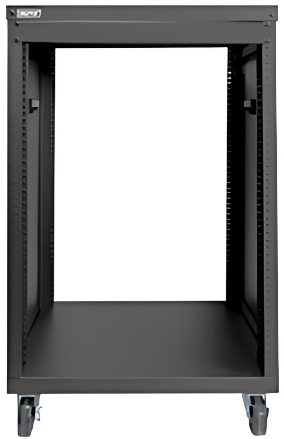 DIGITUS Monture universelle 19", avec roulettes, 16 U, noir