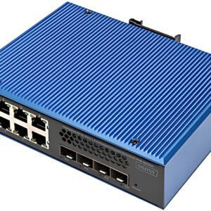 DIGITUS Switch industriel PoE Gigabit Ethernet manageable L3