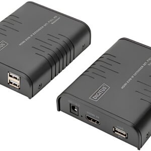 DIGITUS Kit extenseur HDMI KVM IP, Full HD, 120 m