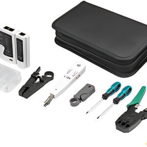 DIGITUS Jeu d'outils d'installation réseau, 12 pièces
