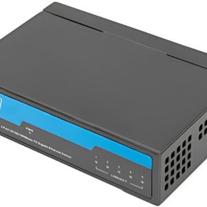 DIGITUS Commutateur Gigabit, non manageable, 5 ports, noir