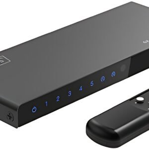 DIGITUS Commutateur HDMI 4K, 5x1, noir