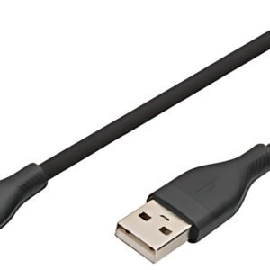 DIGITUS Câble USB 2.0 silicone, USB-C - USB-A, 0,5 m, noir