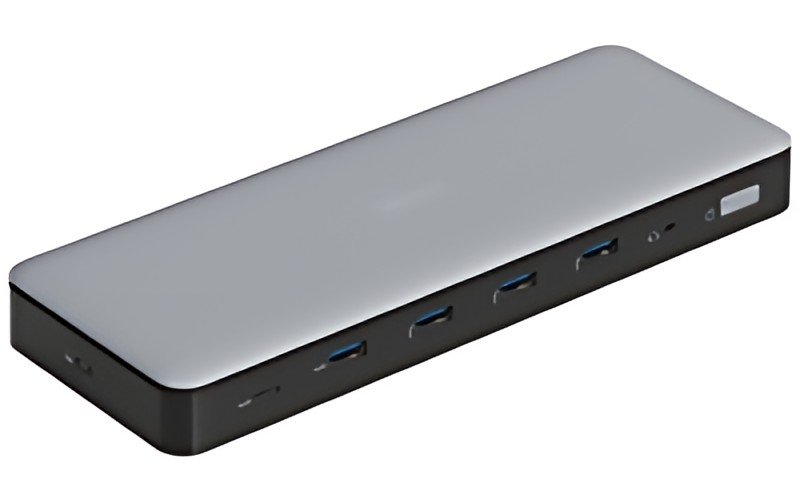DIGITUS Station d'accueil USB-C, 13 ports, gris/noir