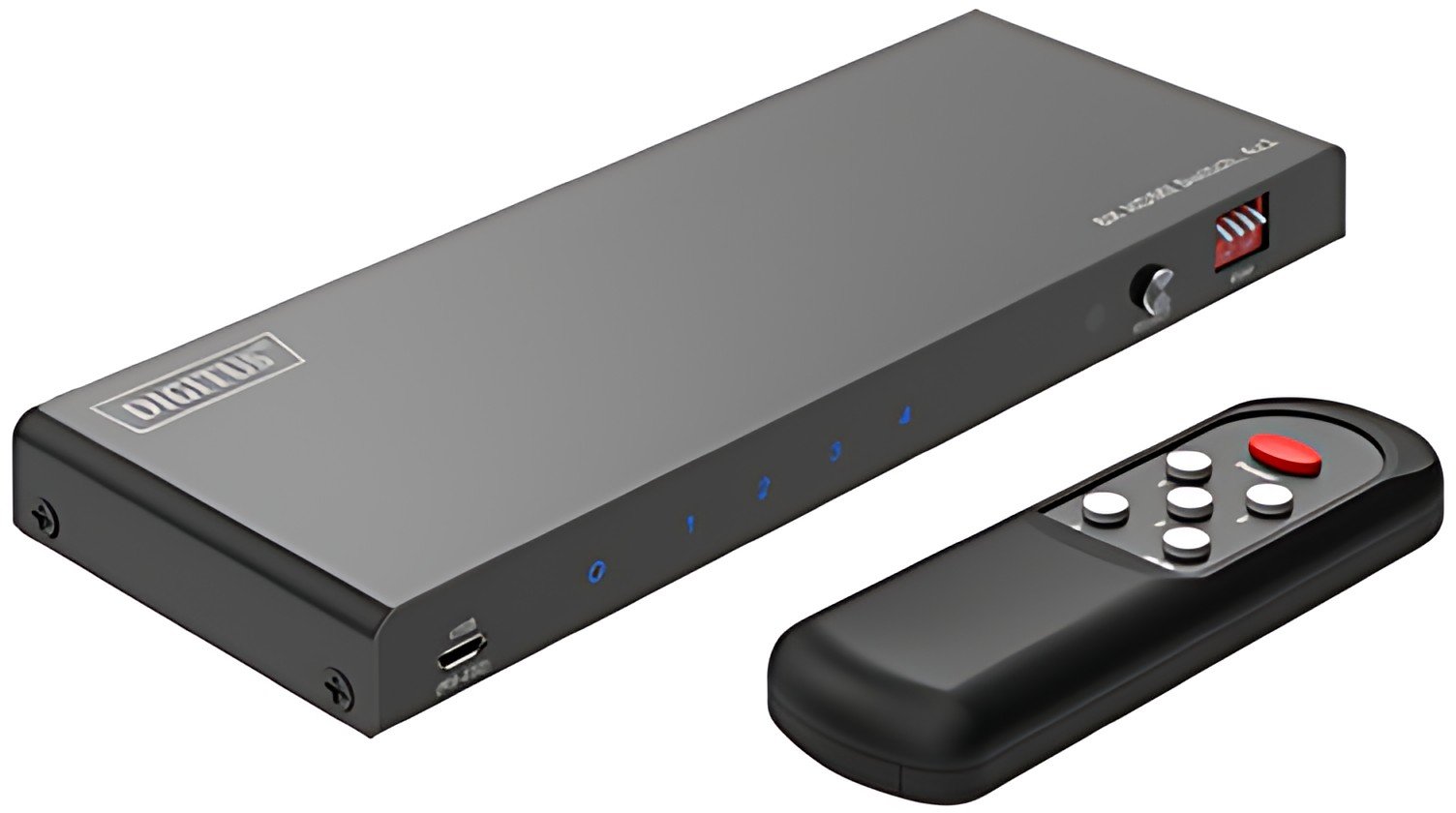 DIGITUS Commutateur HDMI 8K, 4x1, noir