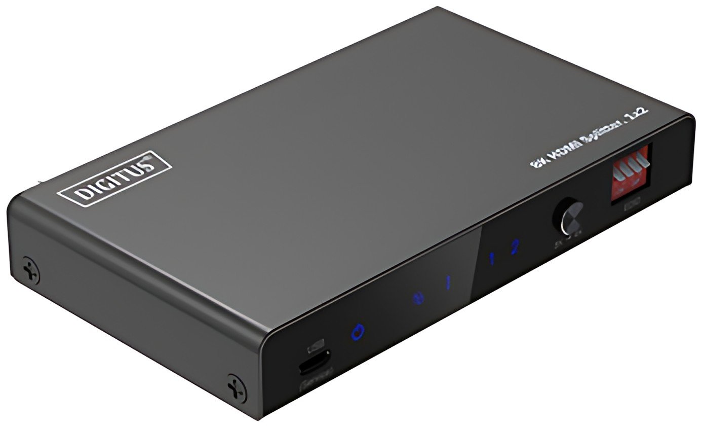 DIGITUS 8K HDMI Splitter, 1x2, schwarz