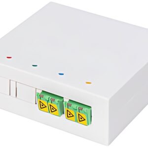DIGITUS Boîtier FTTH, 2x LC/APC DX femelle avec obturateur