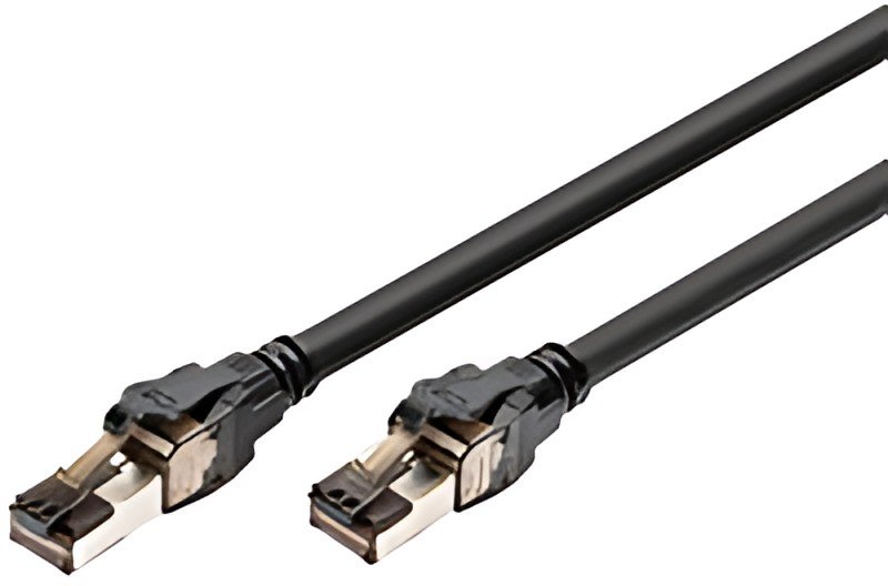 DIGITUS Câble de brassage, cat. 8.1, S/FTP, 3,0 m, noir