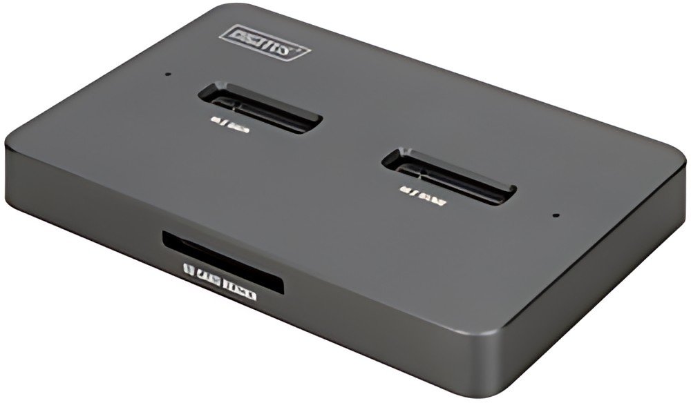 DIGITUS Station d'accueil 3 en 1 M.2 SSD NVMe + M.2 SSD SATA