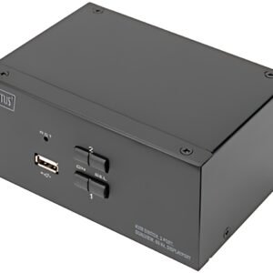 DIGITUS Commutateur KVM, 2 ports, Dual Display, DisplayPort