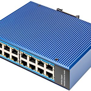 DIGITUS Commutateur industriel Gigabit Ethernet, 16 ports