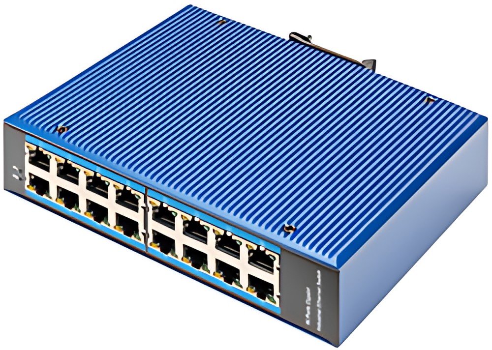 DIGITUS Commutateur industriel Gigabit Ethernet, 16 ports
