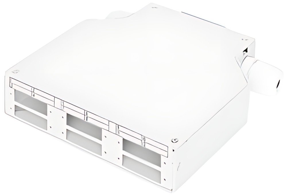 DIGITUS Adaptateur pour rail DIN pour 6x SC/DX, gris