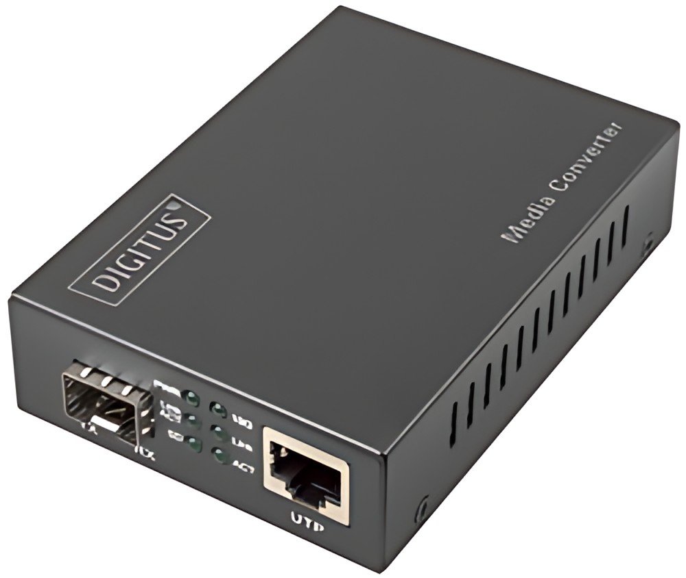 DIGITUS Convertiseur média, 10 Gigabit, 1x RJ45 / 1x SFP