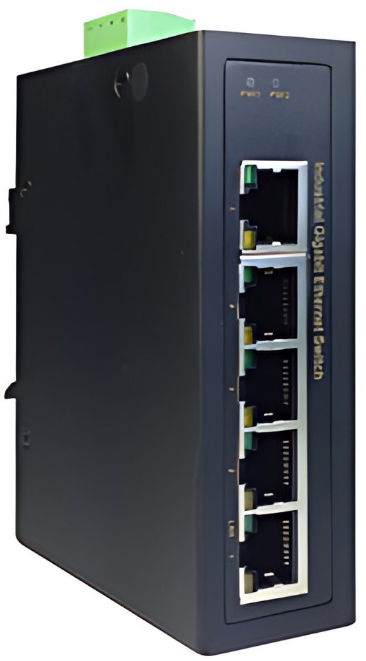 DIGITUS Commutateur industriel Gigabit Ethernet, 5 ports