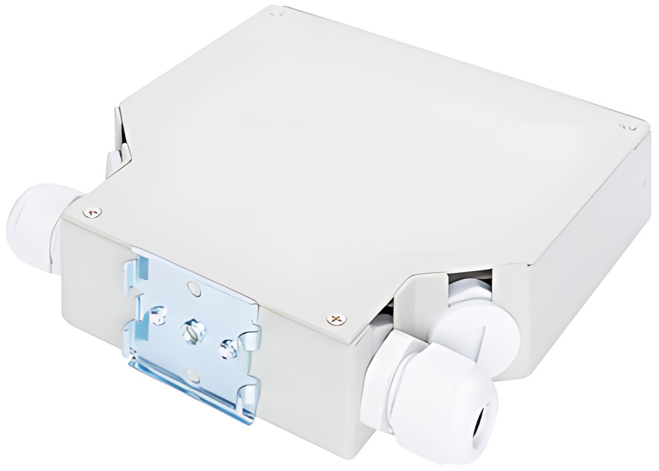 DIGITUS Boîte d'épissure pour rails DIN, pour 8 LC/DX, gris