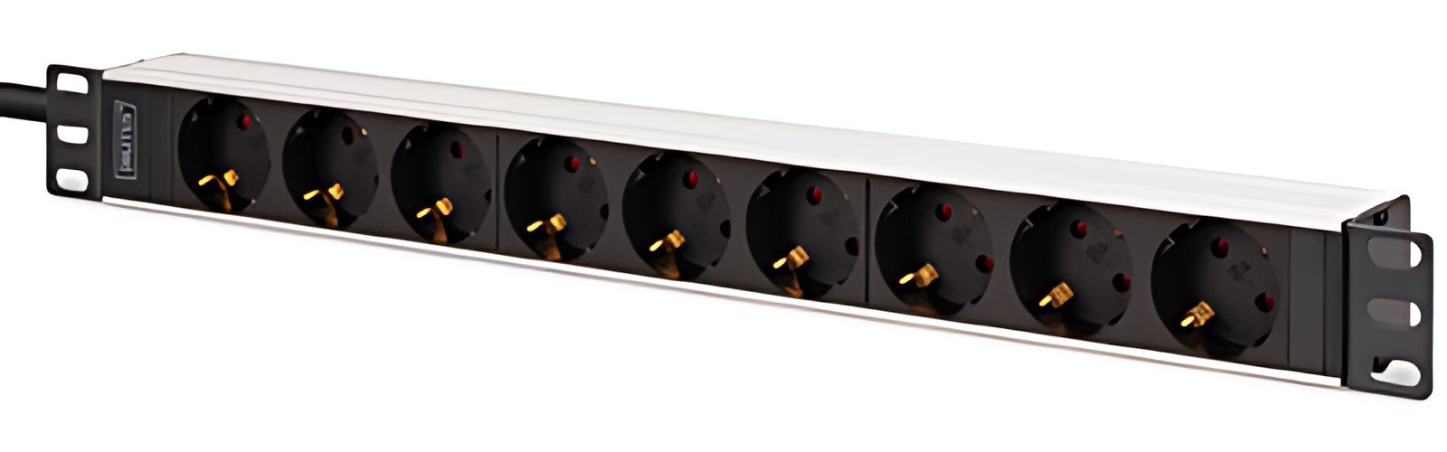 Multiprise DIGITUS 19", avec prise pour appareil froid, 9 prises