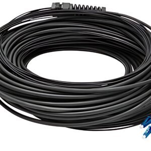 DIGITUS Câble fibre optique Universal Breakout, 100 m, noir