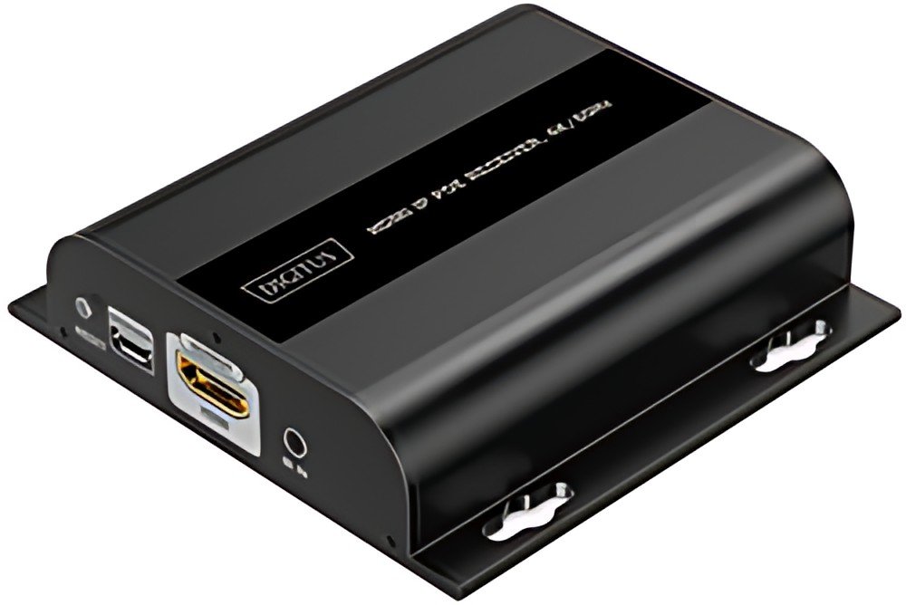 DIGITUS Récepteur IP HDMI 4K, 4K/60Hz, 120 / 200 m