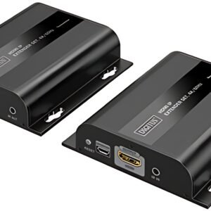 DIGITUS Kit d'extension IP HDMI 4K, Full HD, 120/200 km