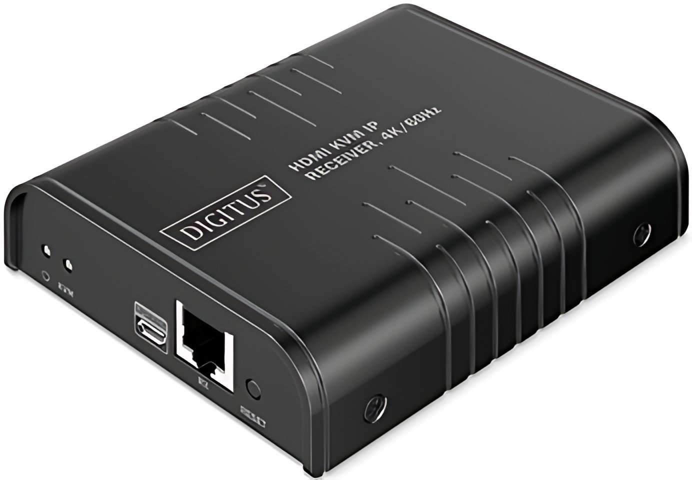 DIGITUS Récepteur IP HDMI 4K, 4K/60Hz, 120/200 m