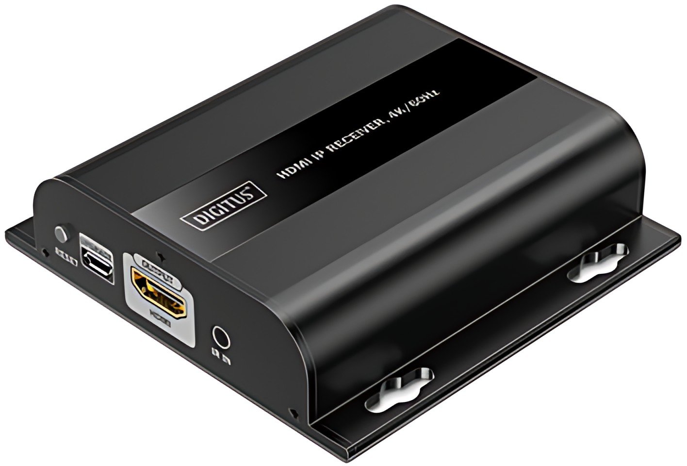 DIGITUS Récepteur IP HDMI 4K, 4K/60Hz, 120/200 m