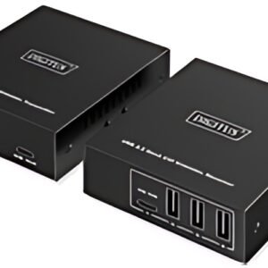 DIGITUS Extenseur USB 3.2 Gen1, 5 Gbps, 4 ports, noir