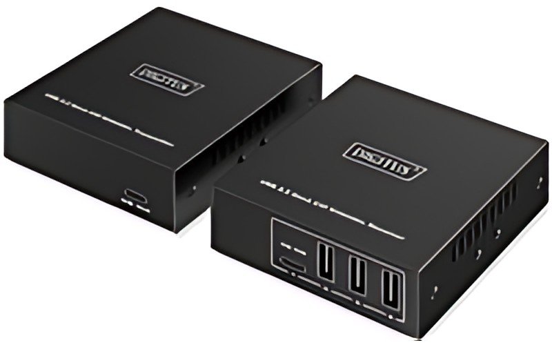 DIGITUS Extenseur USB 3.2 Gen1, 5 Gbps, 4 ports, noir