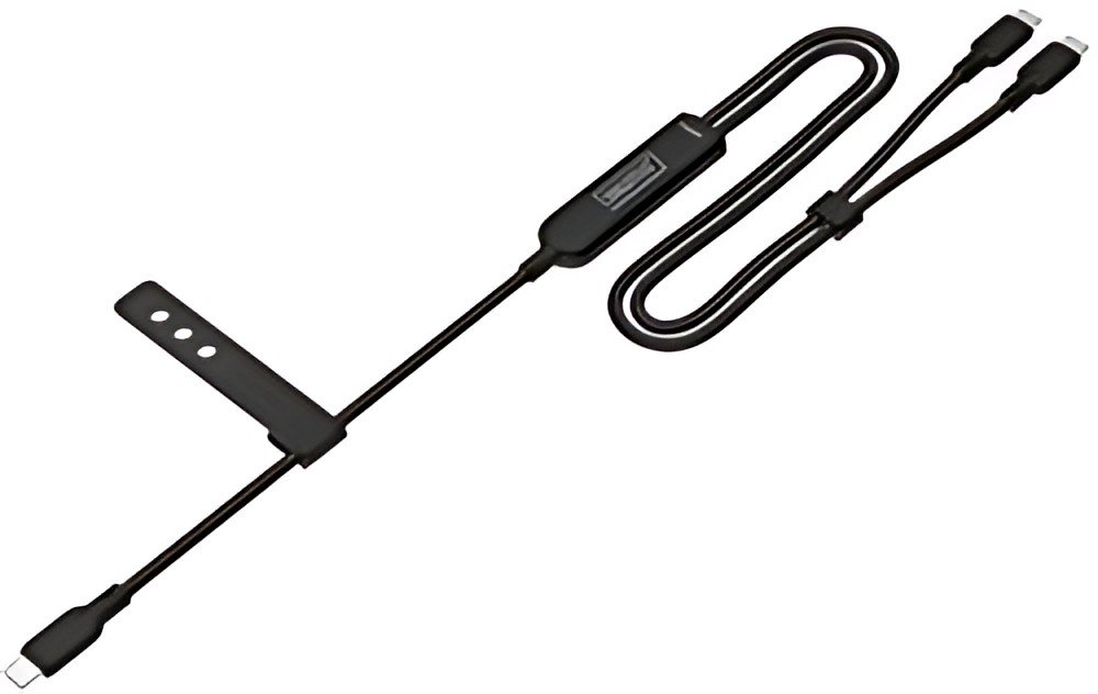 DIGITUS Câble de charge USB-C 2 en 1, 140 W, 1,8 m, noir