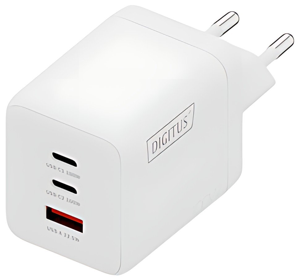 DIGITUS Chargeur secteur USB GaN, 2x USB-C / 1x USB-A, 100 W