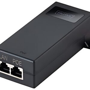DIGITUS Injecteur Gigabit Ethernet PoE++, 803.3bt, noir