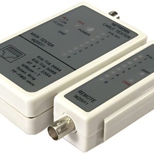 LogiLink Testeur de câbles RJ45 et BNC avec une unité