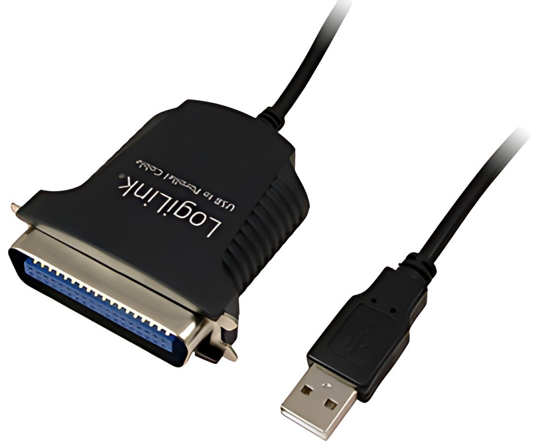 LogiLink Câble d'imprimante USB 1.1, centronics, longueur