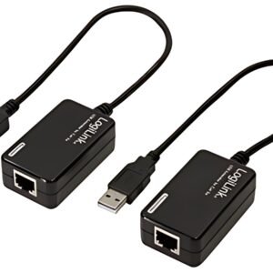 LogiLink Kit d'extension USB 2.0, noir