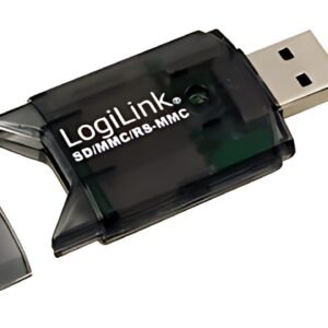 LogiLink Mini lecteur de cartes USB 2.0 pour SD/MMC,