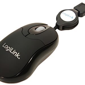 LogiLink Mini souris optique pour notebook avec un câble
