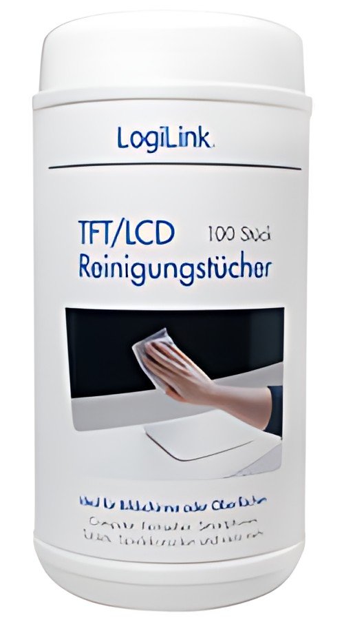 LogiLink Lingettes de nettoyage pour écrans TFT/LCD/Plasma
