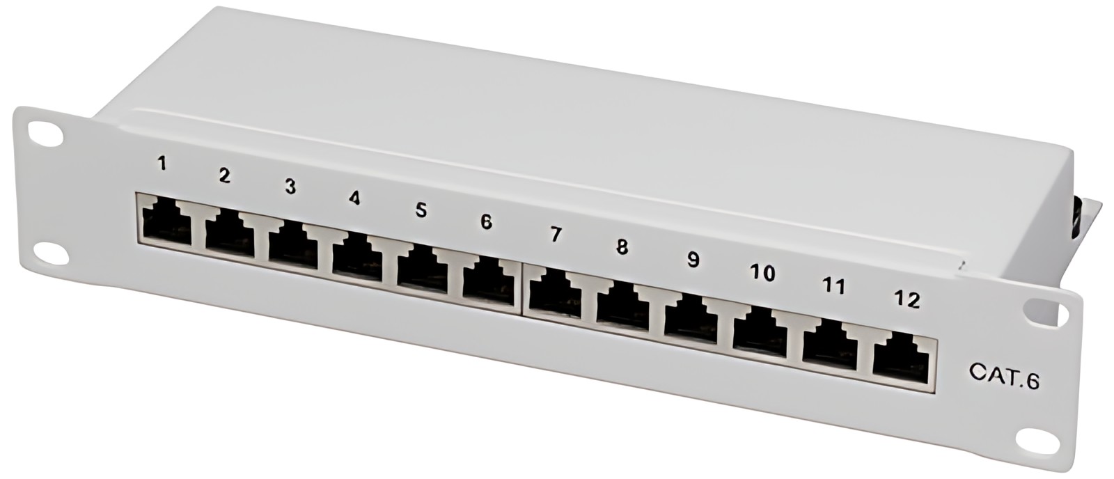 Logilink Panneau de brassage 10" cat. 6, blindé, 12 ports