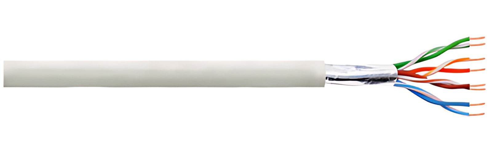 LogiLink Câble d'installation, cat.5e, F/UTP, 305 m, gris