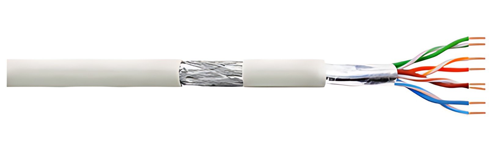 LogiLink Câble Patch, Cat.5e, S/FTP, 100 m, gris