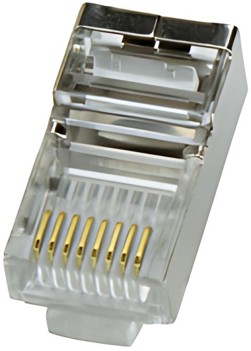 LogiLink Connecteur mâle RJ45 pour câble rond, Cat.5e,