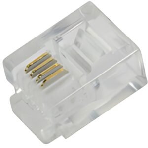 LogiLink Connecteur mâle RJ11 pour câble plat, non blindé