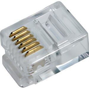 LogiLink Connecteur mâle RJ12 pour câble plat, non blindé