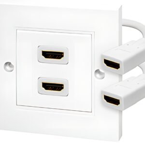 LogiLink Boîte de raccordement, 1 x HDMI, blindé, blanc